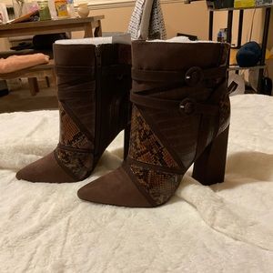 Brown bootie